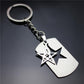 Skull, dollar, rudder, pentagram, leaf, game peripheral, stainless steel key ring, pendant, key chain, direct supply