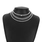 N1279 Exaggerated Thick Chain Neck Chain Claw Chain Multi-layered Vintage Necklace Hip-Hop Punk Necklace