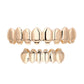 Jewelry Hip Hop Eight Gold Braces Big Gold Chain Set Fashion Personality Glossy Dentures