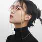 Glasses non-slip rope dripping glaze color love love diamond handmade chain high-end glasses chain mask lanyard face chain female