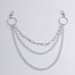 Jewelry personality U-shaped thick chain body chain simple multi-layer tassel geometric retro waist chain