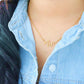 English Mrs Necklace Female Titanium Steel Small Letter Clavicle Chain Bridesmaid Gift