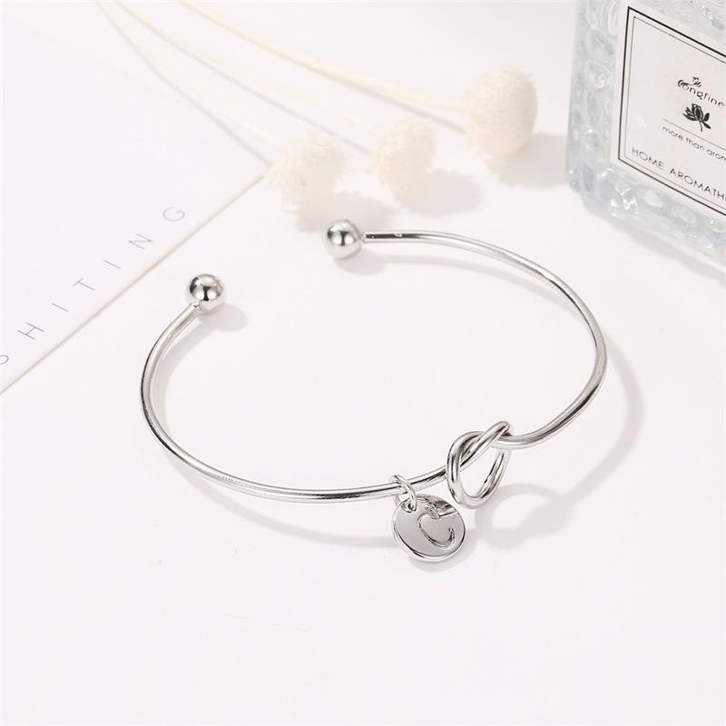 Letter Knotted Bracelet Trend Personality Versatile 26 English Numbers Bracelet Bracelet