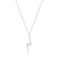 New Lightning Pendant Necklace Creative Fashion Simple Lightning Logo Clavicle Chain