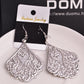 Direct Supply Fashion Exaggerated Palace Hollow Frosted Earrings Ladies Retro Flower Earrings Earrings