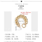 Fashion Jewelry Exaggerated Hollow Aluminum Chain Punk Hand Decoration Imitation Pearl Chain Mix Bracelet Women