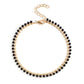 Jewelry street shooting with the same personality fashion trend full handmade color contrast beaded chain anklet female