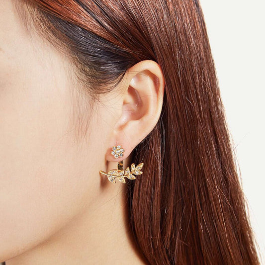 Geometric stud earrings love heart shell triangle full diamond earrings temperament creative earrings