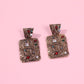 E7479 Magnesium Bottle Shape Creative Earrings Luxury European Court Retro Fashion Earrings Earrings