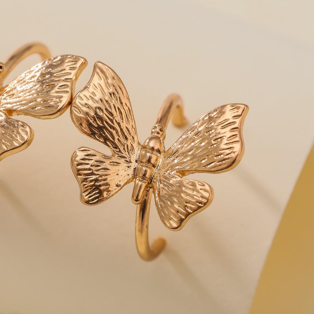 Retro Hong Kong Earrings Temperament Niche Butterfly Earrings Versatile Gentle Super Fairy Earrings Female