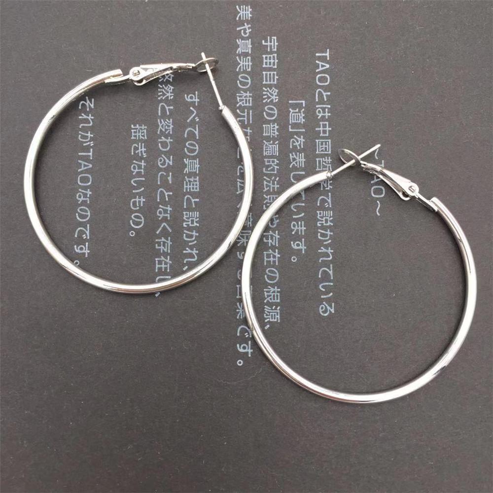 Fashion Exaggerated Alloy Earrings Earrings Circle Hoop Earrings Earrings