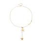 Jewelry Versatile Daisy Petal Butterfly Pendant Necklace Female Creative Design Tassel Necklace
