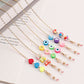 Colorful mask hanging chain Glasses hanging chain soft pottery flower butterfly glasses chain mask chain