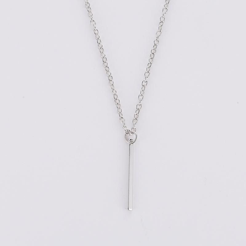 Fashion Alloy Pendant Necklace Simple Simple Chain Clavicle Chain Necklace