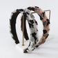 F4254 Retro Fashion Headband Sand Braided Geometric Creative Flowers Going Out High Skull Headband Female
