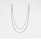 Pants chain ins net red metal iron chain pants hanging chain ornaments double-layer ball beads hip-hop pants chain men and women trend