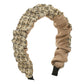 F5125 Creative Large Intestine Fold Headband Autumn and Winter Series Braided Contrasting Color Fabric Fashion Geometric Headband