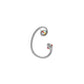 Jewelry Fashion Street Shooting Geometric Metal Earrings Earrings Hip Hop Simple Diamond Snake Earrings Female