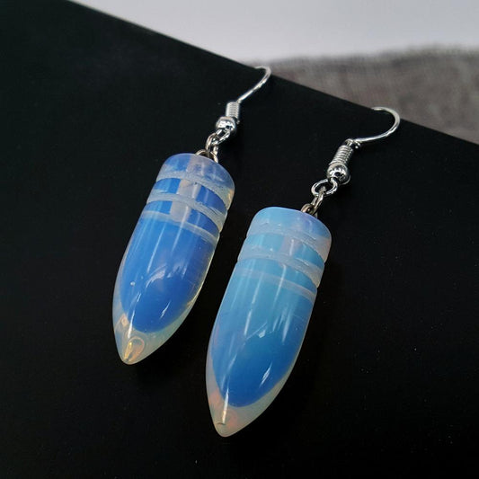 Bullet Earrings Earrings Alloy Opal Earrings Jewelry