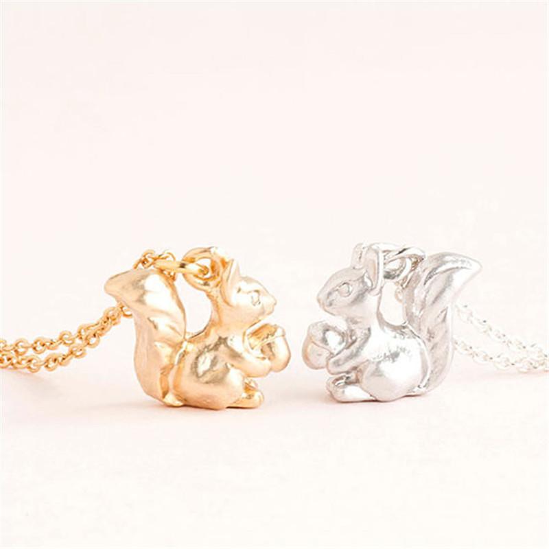 Simple Pop Jewelry Fashion Classic Little Squirrel Necklace Exquisite Gift