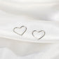 Creative Simple Love Ear Clip Single Simple No Hole Peach Heart Ear Bone Clip Couple Earrings Niche