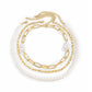 Jewelry Temperament Baroque Shaped Imitation Pearl Necklace Retro Hip Hop Geometric Chain Necklace Female