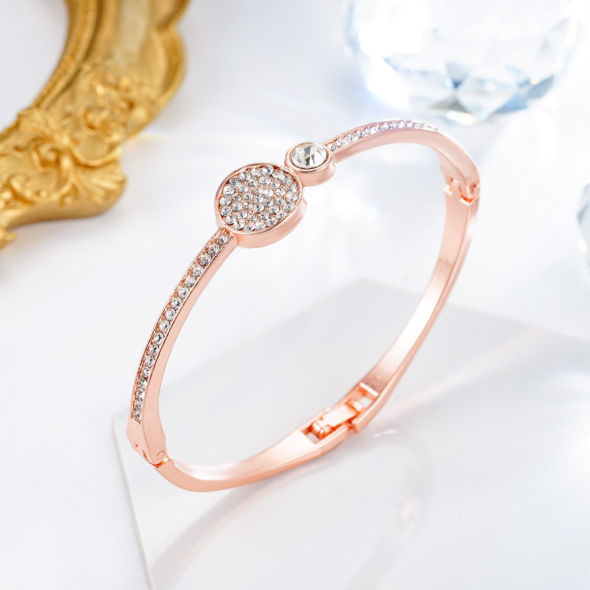 Niche Starry Diamond Bracelet Fashion Versatile Open Bracelet Jewelry