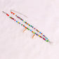 Jewelry Stained Glass Beads Beaded Shell Necklace Shaped Bead Pendant Holiday Necklace Female