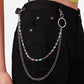 Jewelry ins simple sexy dripping oil devil's eye chain unisex ring decorative pants chain