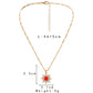 Personality fashion simple high-end light luxury niche style ladies red sun dripping oil pendant necklace neck chain