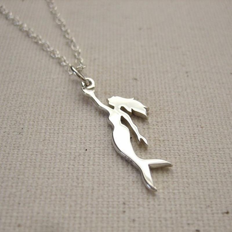 Creative Personality Ladies Necklace Mermaid Pendant Necklace Minimalist Jewelry Special Offer