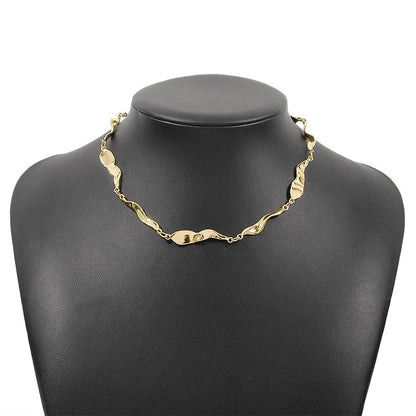 N991 Fashion Metal Necklace Personality Geometric Irregular Necklace Net Red Trendy Street Shoot Clavicle Chain