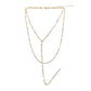 Sexy double-layer short necklace female clavicle chain ins necklace multi-layer choker body sweater chain long