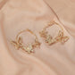 Earrings Retro Exaggerated Three Butterfly Earrings Femininity Hollow Three Butterfly Earrings Earrings