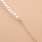 Jewelry Trend Simple Red Mushroom Pearl Necklace Women's Fashion Personality Short Money Jewelry