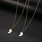 Little Cute Feet Necklace Female Stainless Steel Doll Pendant