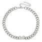 Jewelry Creative Diamond Butterfly Simple Necklace Exaggerated Punk Metal Chain Versatile Necklace