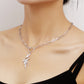 Jewelry Guardian Wings Feather Necklace Advanced Design Sense Small Fashion Trend Cold Clavicle Necklace