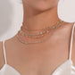 Jewelry Temperament Popular Claw Chain Rhinestone Necklace Women's Fashion Hip Hop Personality Multi-layer Full Diamond Necklace