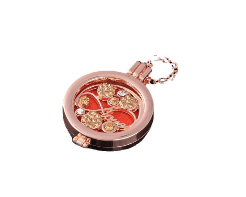 Jewelry necklace essential oil diffuser aromatherapy necklace alloy diamond long sweater chain