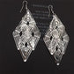 Baroque Hollow Rhombus Multi-layered Earrings For Women Earrings