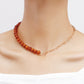 Jewelry Stitching Half Simple Bead Necklace Women's Versatile Light Luxury Personality Natural Trendy Necklace
