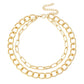 Jewelry Hip Hop Punk Metal Chain Necklace Female Fashion Street Shot Trendy Geometric Clavicle Necklace