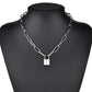 Jewelry Simple Punk Lock Pendant Necklace Fashion Personality Ladies Necklace