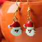 Christmas Earrings Drip Oil Alloy Santa Claus Earrings Holiday Gifts Christmas Gifts
