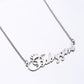 Jewelry Personality Babygirl English Letter Necklace Simple Ladies Crown Clavicle Chain
