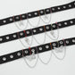 C265 Punk Exaggerated Waist Decoration Street Shot Butterfly Spider Pendant Waist Chain Simple Casual Fashion Belt