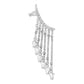 E1137 Jewelry Water Drop Diamond Simple Tassel Personality Fashion Ear Hanging Sweet Cool Girl Earrings