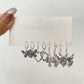 Ins Love Butterfly Earrings Set Female Retro Creative Snake Sword Mushroom Earrings Halloween Earrings