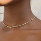 N1445 Minority Simple Temperament Claw Chain Necklace Ladies Clavicle Necklace Choker Rhinestone Light Luxury Necklace